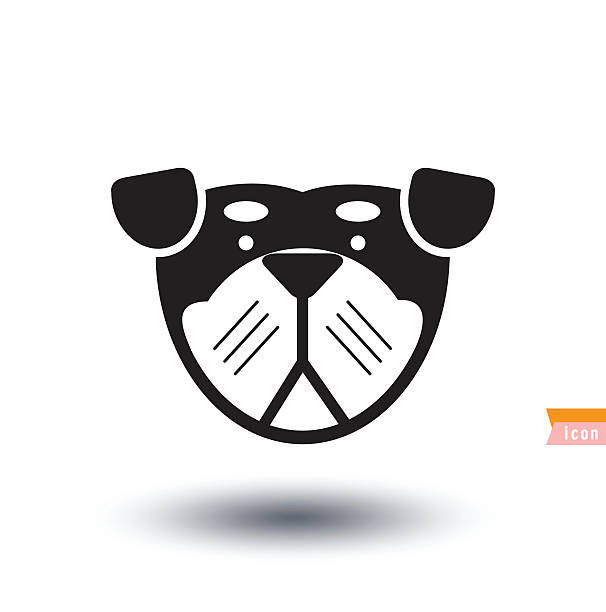 dog icon - illustration. Dog breed collection icons - vector illustration. dog icon - illustration. drawing of the doberman pinscher dogs stock illustrations