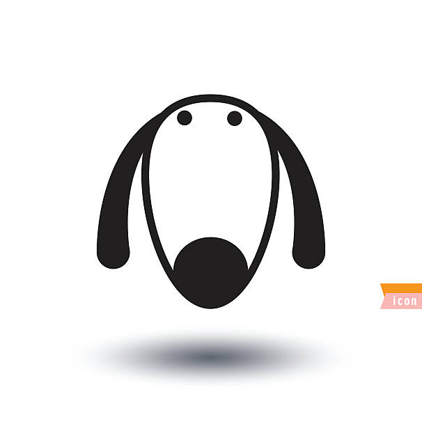 dog icon - illustration. Dog breed collection icons - vector illustration. dog icon - illustration. drawing of the doberman pinscher dogs stock illustrations