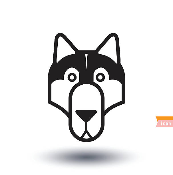 dog icon - illustration. Dog breed collection icons - vector illustration. dog icon - illustration. drawing of the doberman pinscher dogs stock illustrations