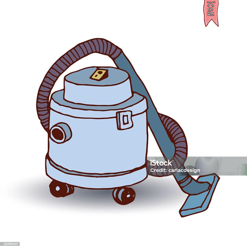 vacuum cleaner icons set, vector illustration Bag stock vector