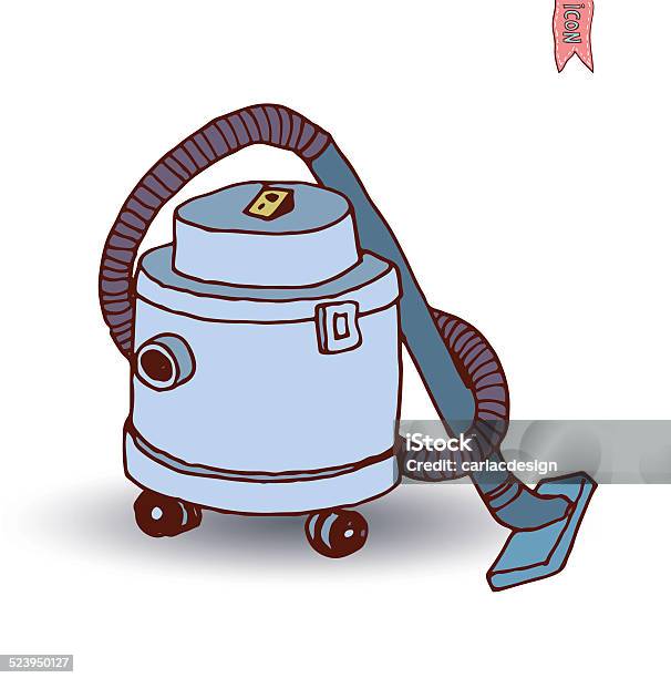 Vacuum Cleaner Icons Set Vector Illustration Stock Illustration - Download Image Now - Bag, Cable, Cap - Hat
