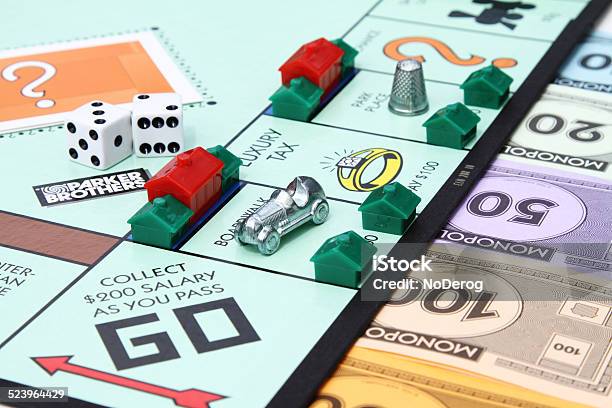 Monopoly Game Go Square Stock Photo - Download Image Now - Monopoly, Leisure Games, Hasbro