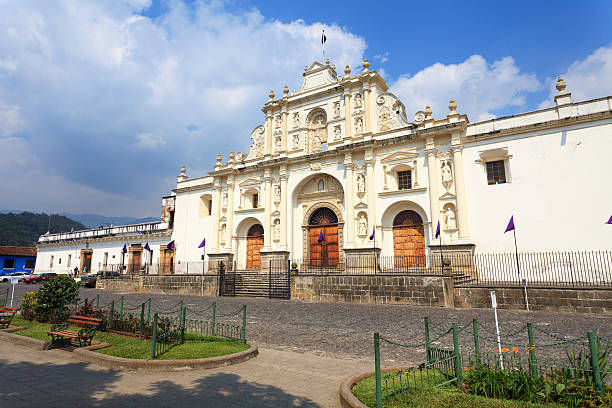 istock Colonial buildings in Antigua, Guatemala 523965763