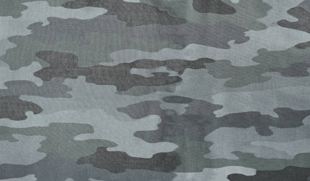 istock Close up photo of multicam camouflage uniform 523967705