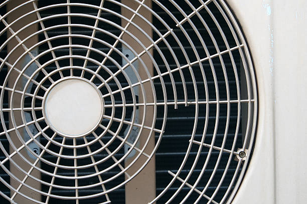 istock Old condenser fan air background 523968211