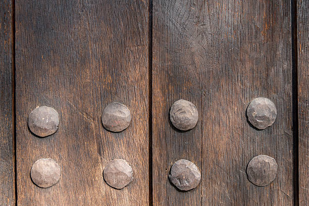 istock Old Wooden Vintage Gate. 523970937