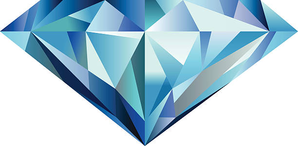 Diamond vector art illustration