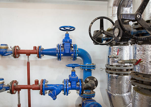 istock Place in a large industrial boiler room 523996227