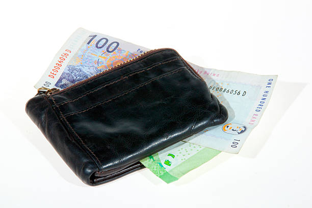 istock South African Bank Notes Enclosed by Leather Wallet 524000159