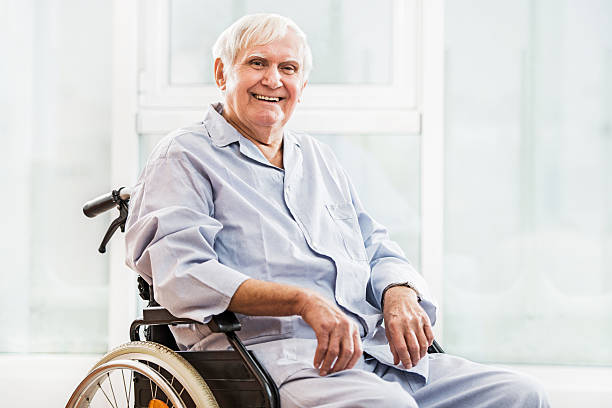 istock Senior man in a wheelchair. 524000935