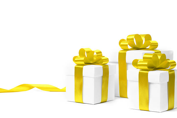 istock set of gift boxes with a tape 524001115