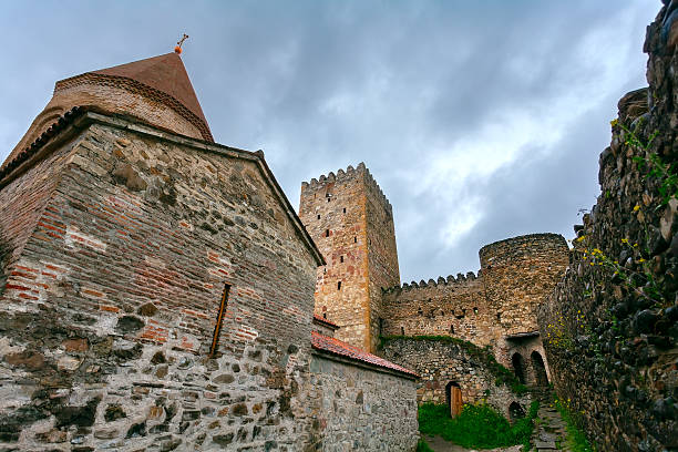 istock The fortress walls of the monastery 524006896