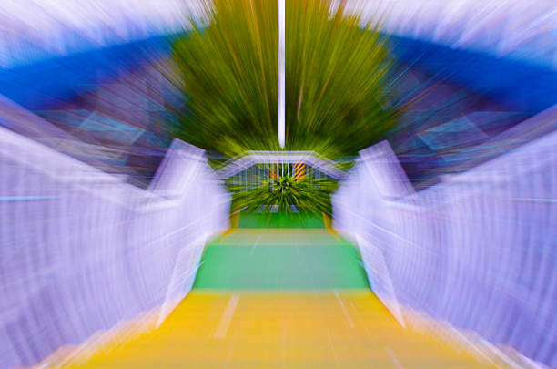 istock Outdoor Staircase Zoom Blur Motion 524009966