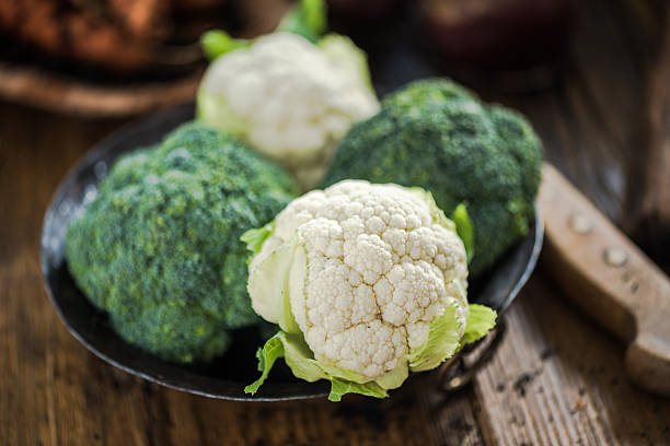 istock Spring fresh couliflower from local market 524010880