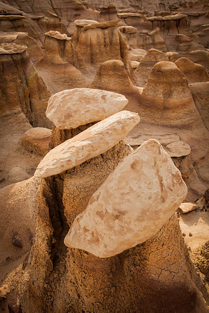 istock Balancing rocks in Bisti Badlands in New Mexico. 524011292