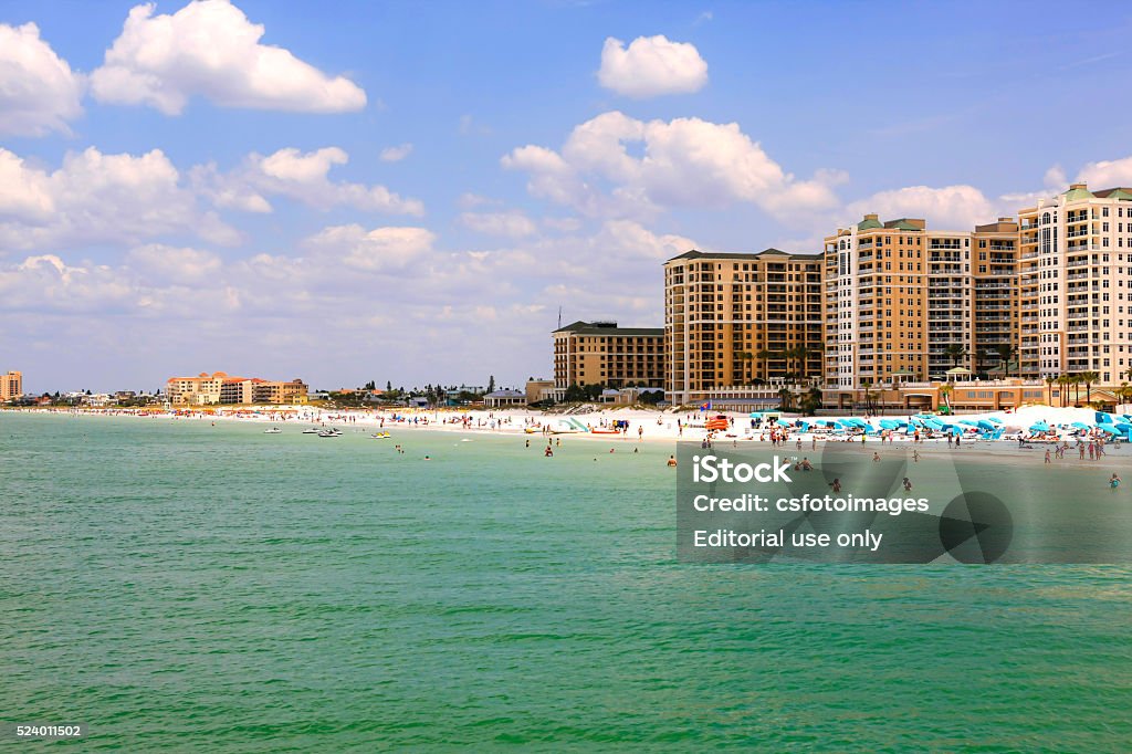 Hoteles Frente Al Mar Y De Las Personas En Clearwater Playa La Florida Foto  de stock y más banco de imágenes de Actividades recreativas - iStock