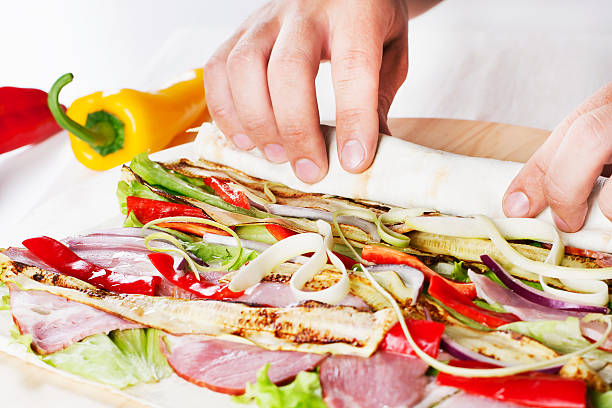 Healthy Salad Tortilla wraps