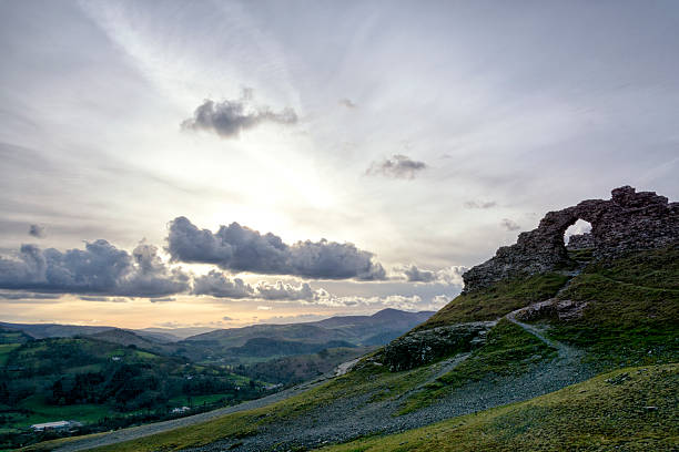 Dinas Bran Castle - Wales, UK, Sunset