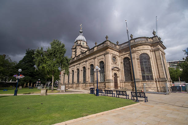 Cathedral Church of Saint Philip, Birmingham, England stock photo