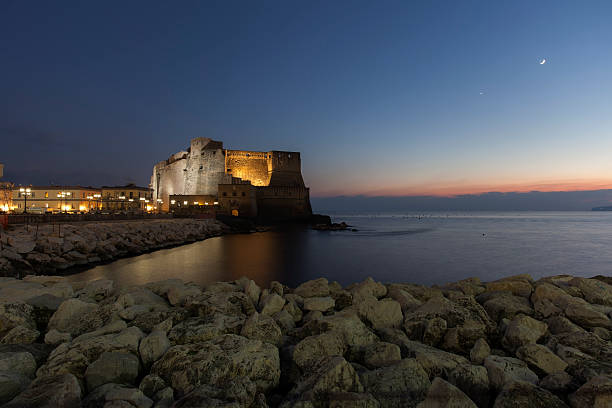 istock Naples, sunset, castel dell'ovo 524022334