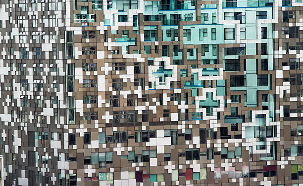 Patterns in Building Architecture stock photo