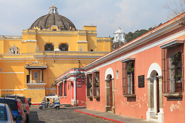 istock Colonial buildings in Antigua, Guatemala 524023407