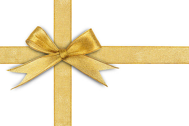 istock golden ribbon isolated on white 524024001