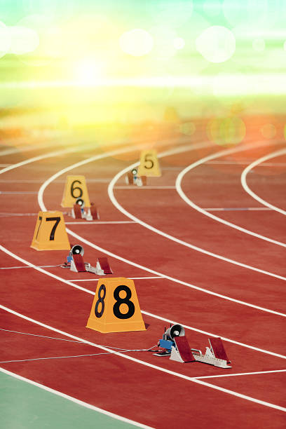 istock Starting block in track and field 524024456