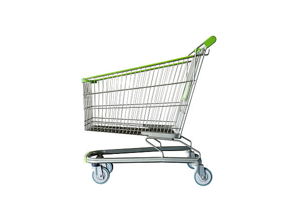 istock Shopping Cart Isolated On White. 524024506
