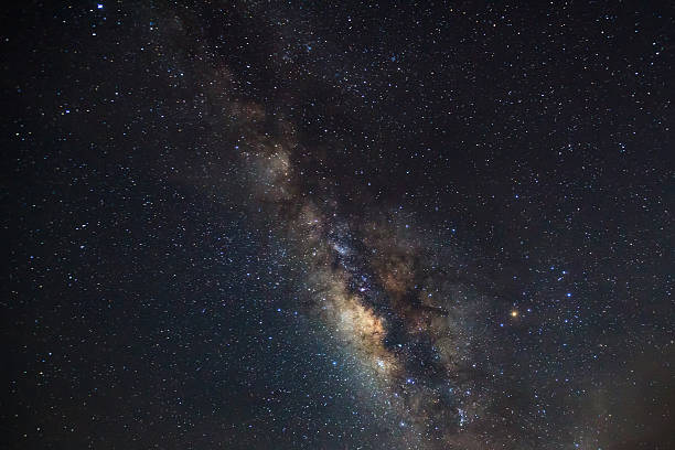 istock milky way galaxy, Long exposure photograph 524024686