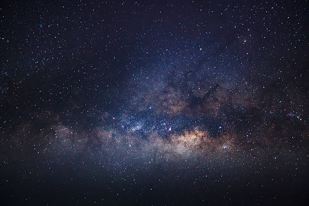 istock milky way galaxy, Long exposure photograph 524024736