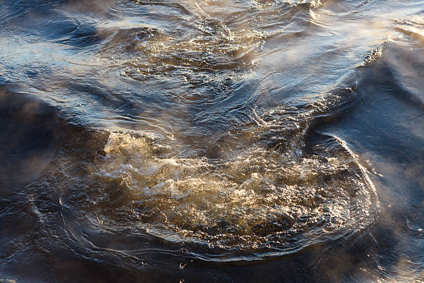 istock Water vapor on surface of cold water 524024824