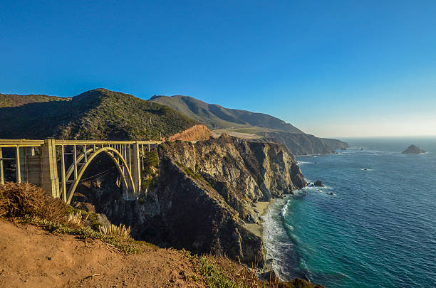 istock Bixby bridge and Pacific coast, near Big Sur, California 524028207