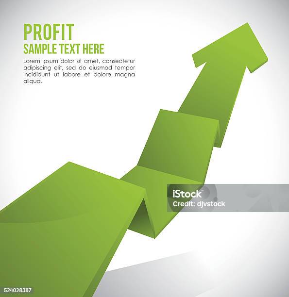 Profit Design Stock Illustration - Download Image Now - Abstract, Arrow Symbol, Aspirations