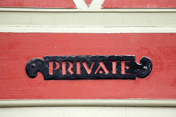 istock Private Sign on Door in Tallinn 524029093
