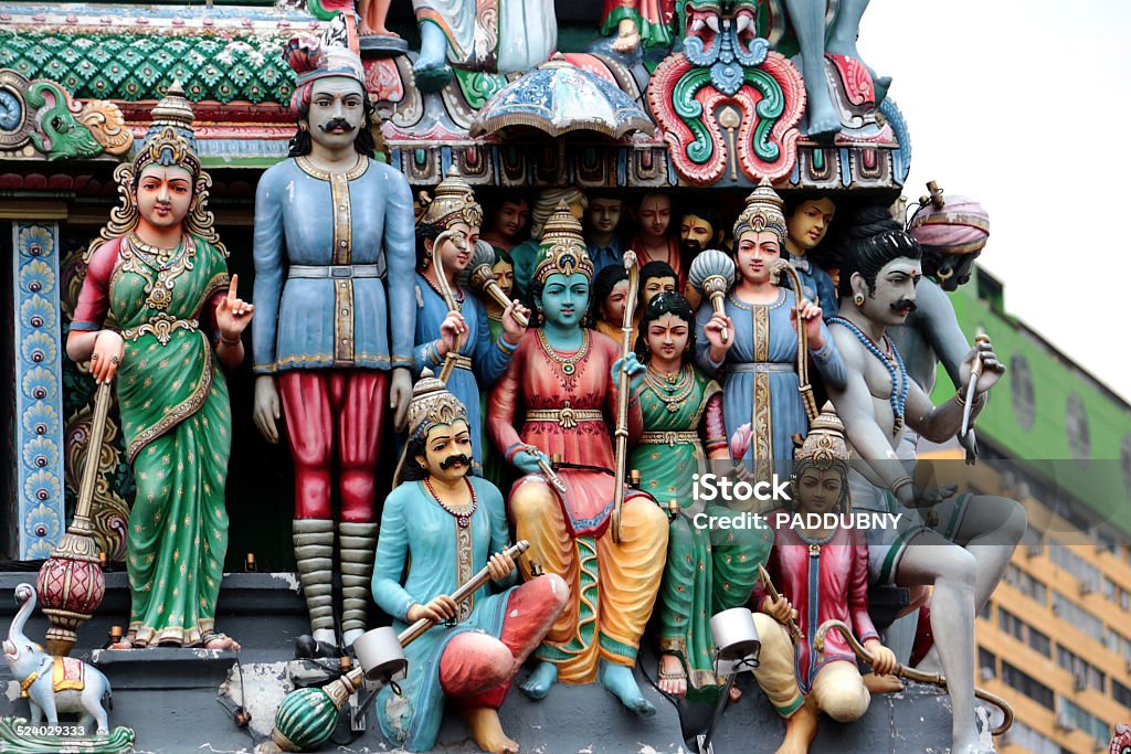 Hindu temple Hindu temple, Singapore Asia Stock Photo