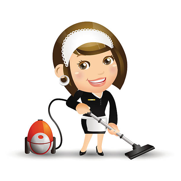 illustrations, cliparts, dessins animés et icônes de personnes ensemble de la profession-agent d'entretien ménager - agent dentretien