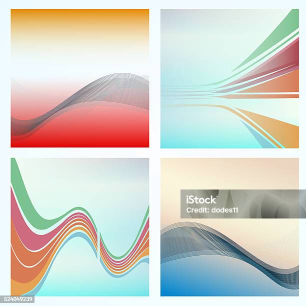 Abstract Background Of Colorful Waves Stock Photo - Download Image Now - Abstract, Backgrounds, Business Finance and Industry