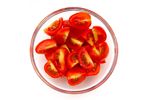 istock Slices of tomato on top bowl 524051967