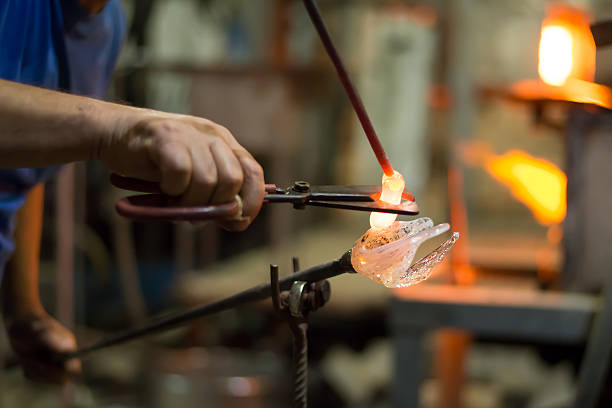 istock Handmade figures of melted glass 524052047