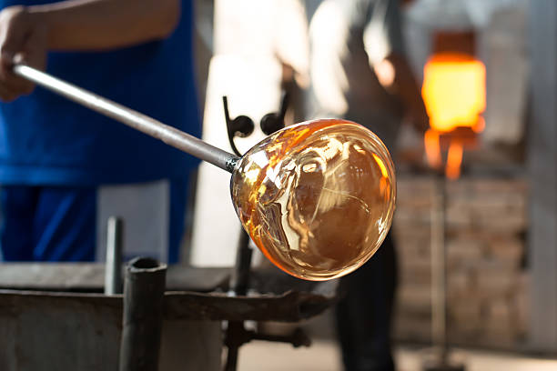istock Handmade figures of melted glass 524052193