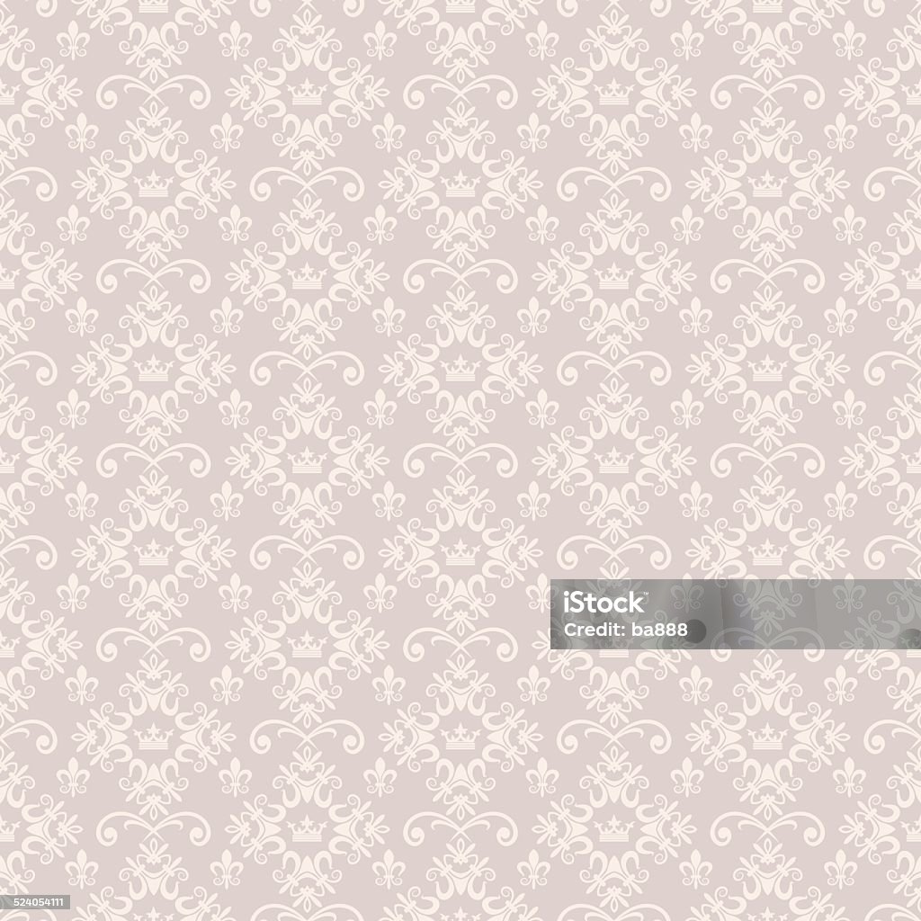 Seamless Elegant Wallpaper Vintage Stock Illustration - Download Image Now  - Backgrounds, Baroque Style, Decoration - iStock