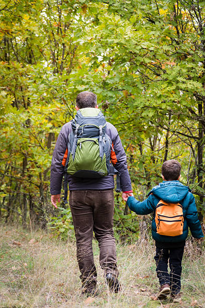 istock Autumn family hiking 524067805