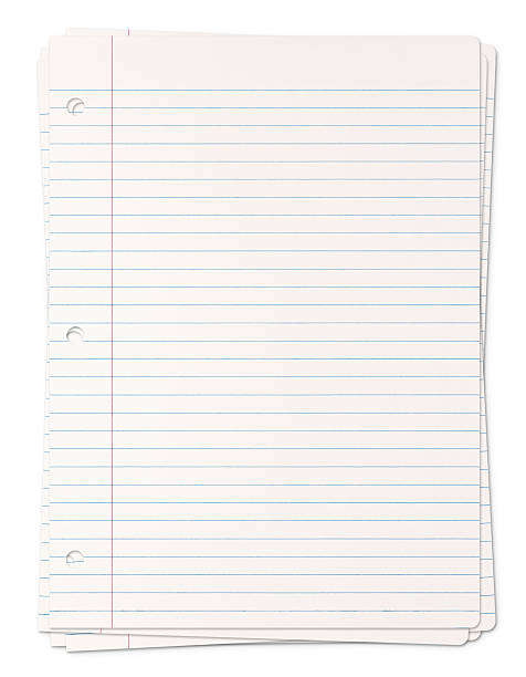istock Pile of Lined paper sheets 524068569