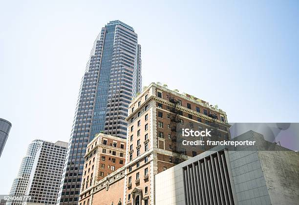 Los Angeles Downtown Stock Photo - Download Image Now - Building Exterior, Built Structure, California