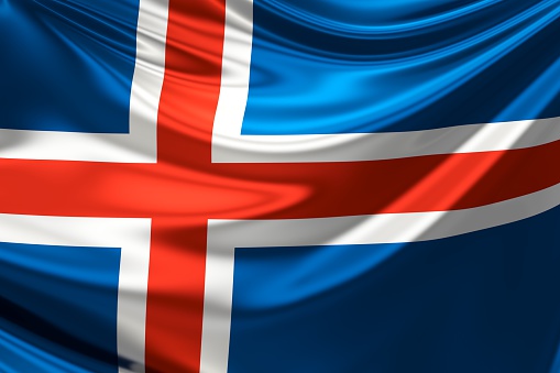 Flag of Iceland.