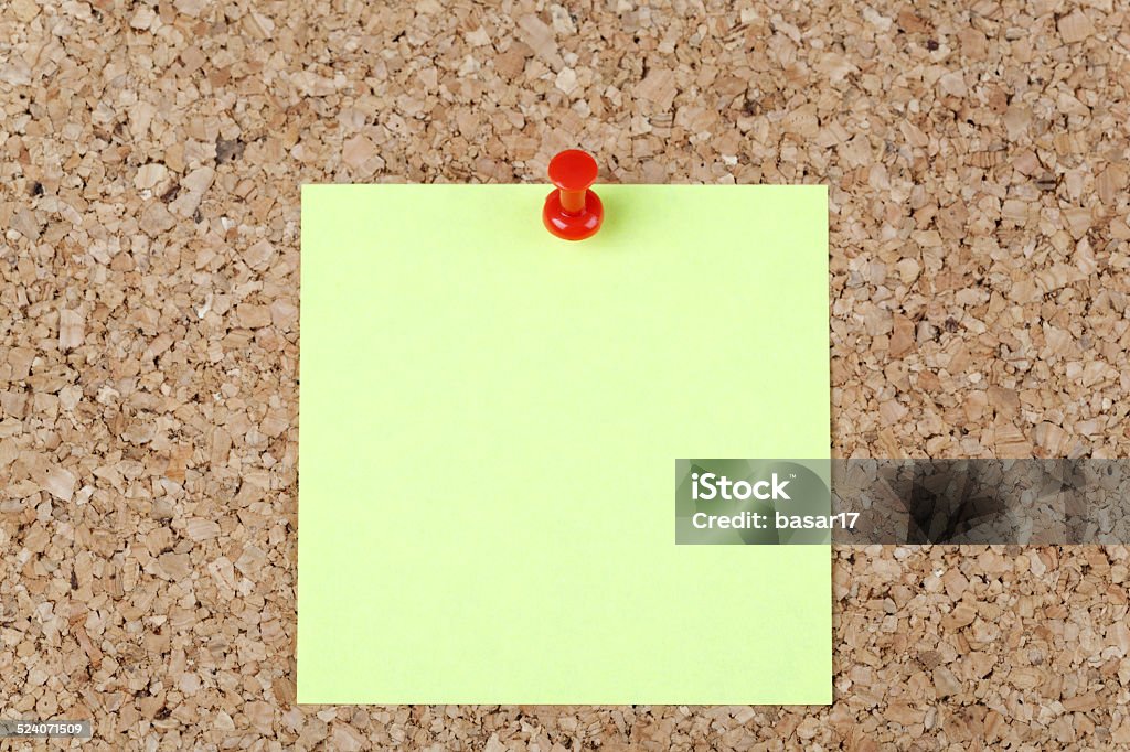 Empty Paper Note Adhesive Note Stock Photo