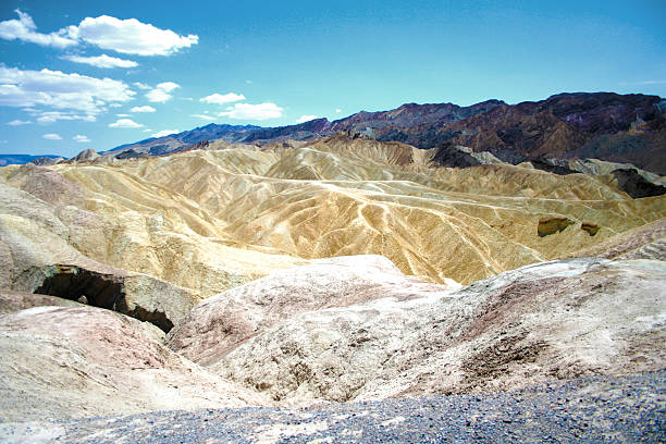 Star Wars moutains – Death Valley - Zabriskie Point stock photo