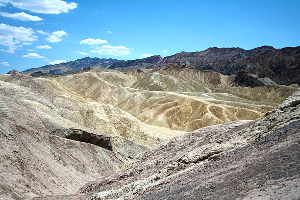 Zabriskie Point- Stock Image - Star wars moutains -Death Valley stock photo