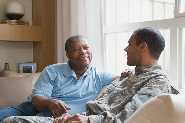 Father and Soldier Reunited
